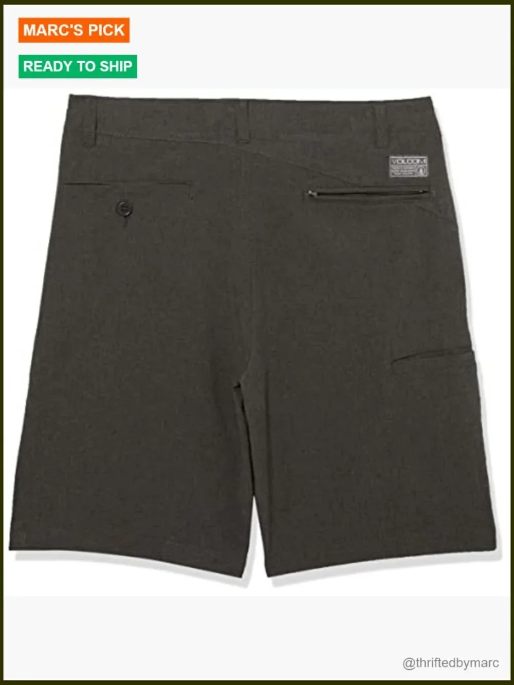Boys' Stretch Hybrid Chino Shorts with 7 Pockets Modern Fit
